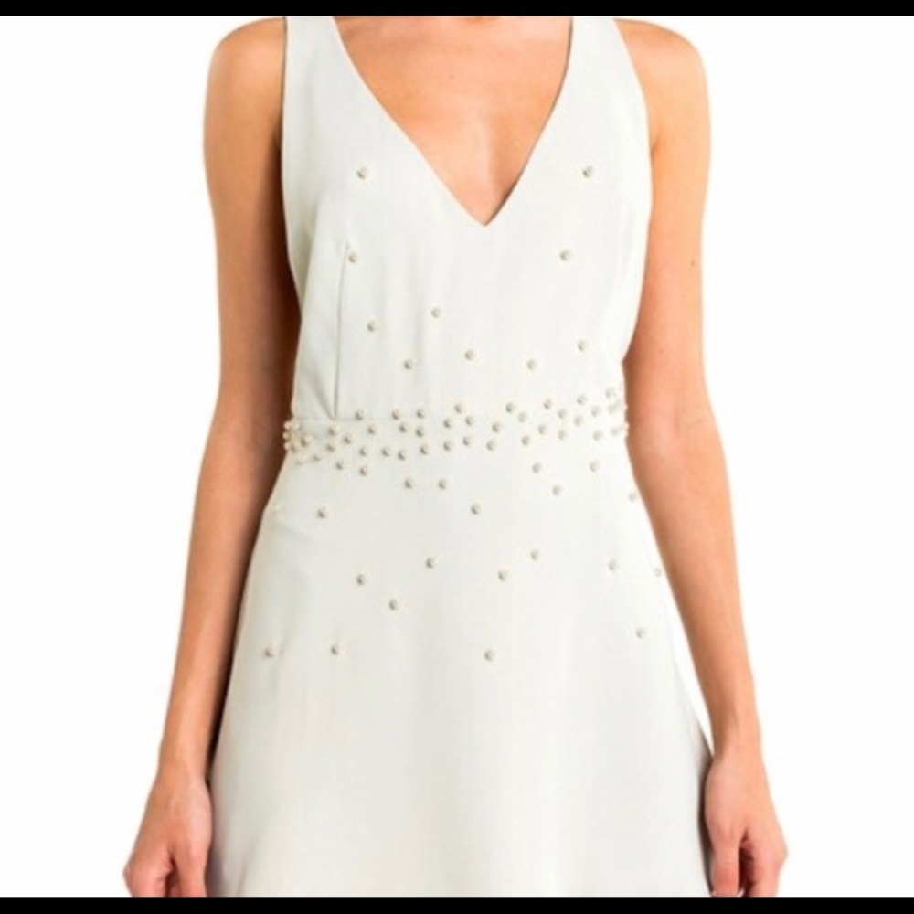 Wildfox NWT Coda Mini Dress with pearls. Size L. - Picture 4 of 6